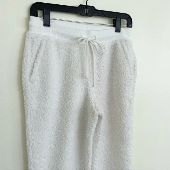 Haven Well Within White Sherpa Joggers XS Extra Small - Picture 4 of 10